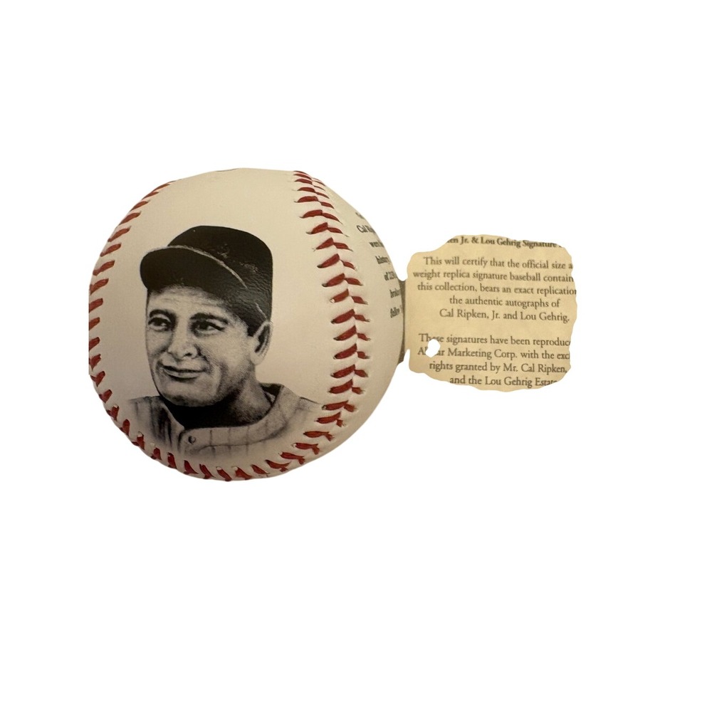 CAL RIPKEN JR. IRONMAN 2131 CONSECUTIVE GAMES BASEBALL ⚾️ FOTOBALL Photo Ball